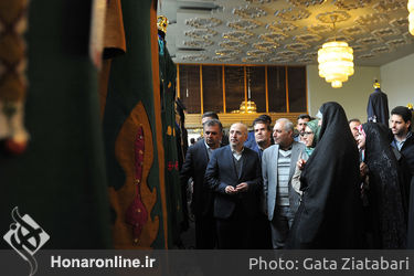 بازدید شهیندخت مولاوردی از نمایشگاه جشنواره بین‌المللی مد و لباس فجر در تالار وحدت