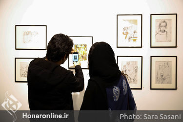 افتتاحیه نمایشگاه طراحی منوچهر صفرزاده در گالری هور