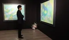 نگاهی به نمایشگاه نقاشیخط استاد علی شیرازی هنرمند هنرهای تجسمی