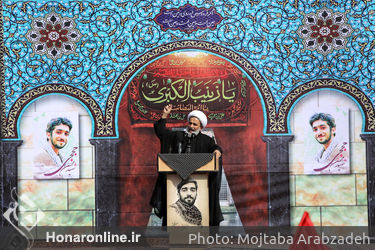 مراسم تشییع پیکر مطهر شهید حججی