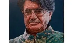 عکس دیده نشده از استاد شجریان در نمایشگاه کتاب