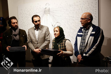 رونمایی از اثر بزرگمهر حسین پور در گالری آس
