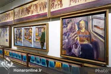 نمایشگاه نقاشی آرمین ابراهیم پور در گالری بهارک