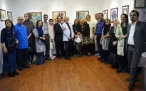 نمایشگاه نقاشی سانلی مرادی درگالری شیث