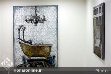 نمایشگاه نقاشی علیرضا چلیپا در گالری اُ 