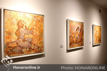 افتتاحیه نمایشگاه نقاشی الهام طاهایی در گالری سایه