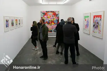 افتتاحیه نمایشگاه نقاشی های علی نصیر در گالری اُ