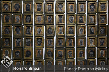 نمایشگاه آثار پی بک در گالری زیر زمین دستان