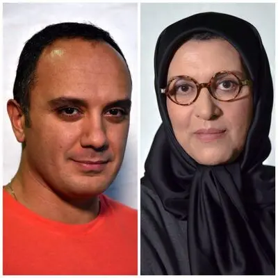 امین تارخ بخشی از "آینه‌های روبرو" را روایت می‌کند/ رویا تیموریان و احسان کرمی در "آینه‌های روبرو" بهرام بیضایی
