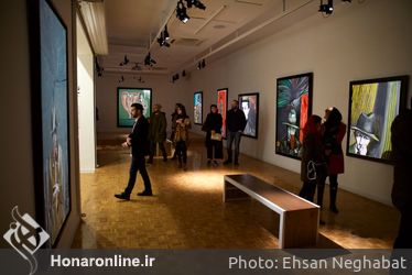 نمايشگاه آثار قاسم حاجی‌زاده در گالری شهریور