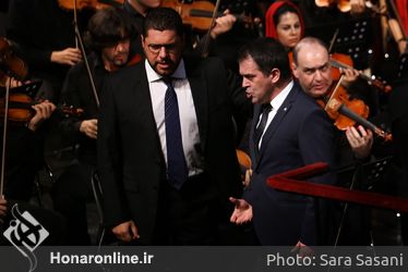 کنسرت مشترک ارکستر سمفونیک تهران و ارسکتر فستیوال راونا به رهبری ریکاردو موتی در تالار وحدت