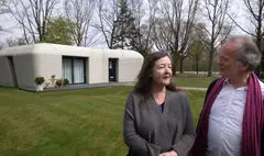 نخستین خانه اروپا که با فناوری چاپ سه‌بعدی ساخته شده است | اجاره ماهانه ۸۰۰ یورو