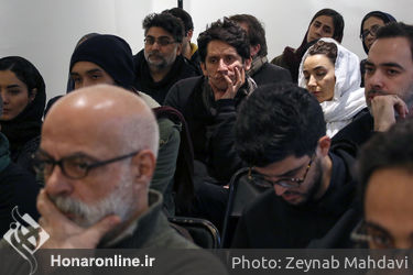 شکان زهرایی پنجمین روز نشست "هفته هنر تیر " در کافه گودو یاس