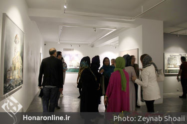 نمایشگاه نقاشی زهرا امیریگانه در گالری شیرین