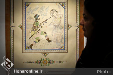 نمایشگاه گروهی نقاشی "و این منم" در گالری ایوان