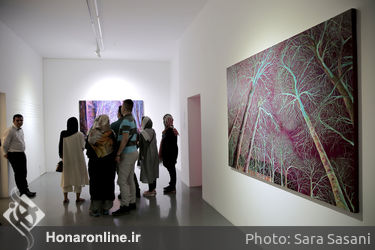 نمایشگاه آثار سمانه وفایی در گالری اعتماد نگارستان