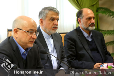 دیدار مدیران معاونت امور هنری با وزیر ارشاد