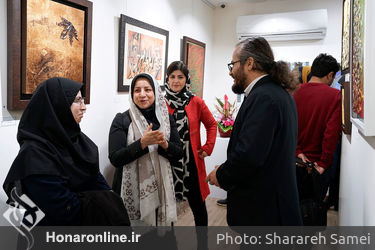 نمایشگاه گروهی نقاشیخط و خوشنویسی هنرجویان باربد یزدانی در نگارخانه بهارک