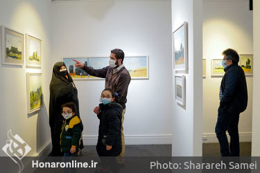 نمایشگاه نقاشی‌های بیوک ملکی در گالری گویه 