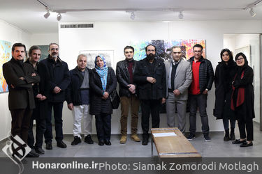نمایشگاه گروهی نقاشی‌خط در گالری مژده
