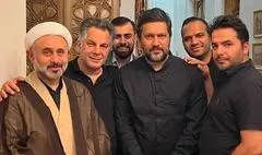 عکس| حامد بهداد در عزاداری اربعین در خانه محمدحسین فرحبخش