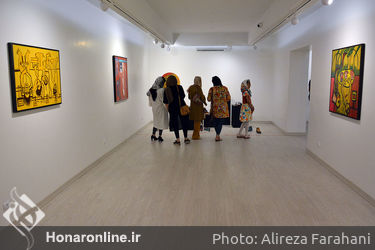 نمایشگاه نقاشی های هانی نجم در گالری دید