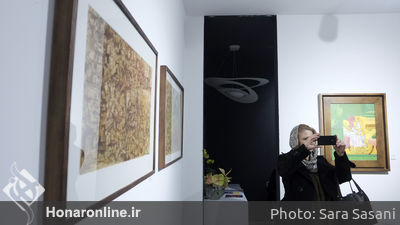 افتتاحیه نمایشگاه آثار تجسمی هنرمندان سینمایی 