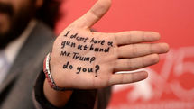 Iranian actor at Venice sends anti-war message to Trump