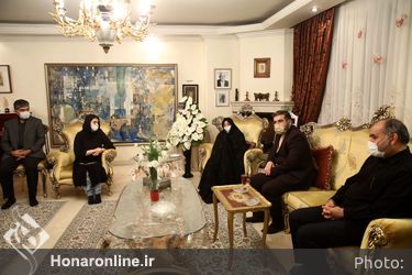 دیدار وزیر فرهنگ و ارشاد اسلامی با خانواده مرحوم استاد حبیب الله صادقی