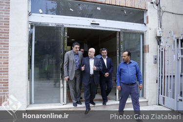 بازدید علی مرادخانی از ساختمان جدید دفتر موسیقی 