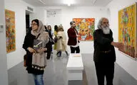 Aneh Mohammad Tatari paintings exhibition in Etemad Gallery