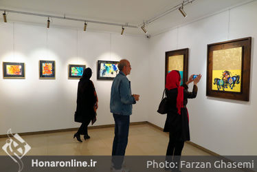  نمایشگاه آثار ناصر اویسی در گالری آتبین