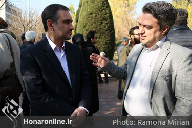 تشییع پیکر احمدرضا دالوند در خانه هنرمندان