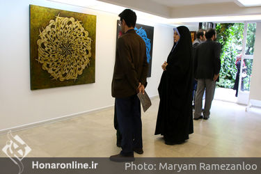 نمایشگاه نقاشی خط روح الله حسین زاده در گالری والی