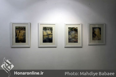 نمایشگاه نقاشی ابراهیم اکبری‌گرز در گالری هفت ثمر