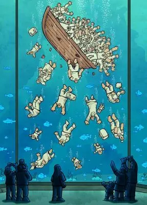 Iranian artist wins Grand Prix at World Press Cartoon