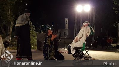 تعزیه "قانیای فرنگ" در قالب دفتر دوم رویداد شبیه خوانی در مقابل تالار وحدت