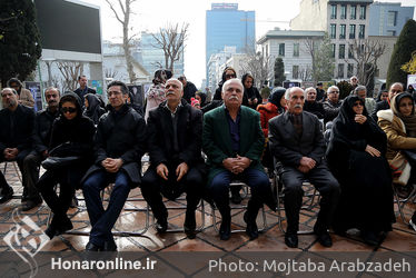 مراسم تشییع پیکر "حسن حاجی نوری" در خانه هنرمندان