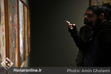 نمایشگاه نقاشی سید محمد مساوات در گالری محسن