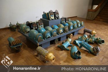 افتتاحیه یازدهمین دوسالانه ملی سرامیک ایران در فرهنگسرای نیاوران