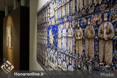 نمایشگاه "طهران در قاب کاشی" در خانه هنرمندان ایران