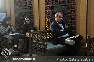 نشست خبری نمایشگاه "مداد عباس" در موسسه توسعه هنرهای معاصر