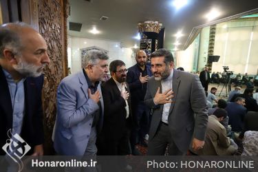 حضور وزیر فرهنگ در مراسم یادبود شاعر پیشکسوت آیینی سید رضا موید