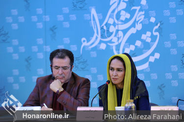 نشست‌ خبری فیلم سینمایی فصل نرگس در روز دهم جشنواره فیلم فجر در کاخ جشنواره (1)