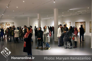 نمایشگاه نقاشی داوود زندیان در گالری ایرانشهر