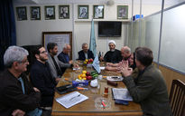 نشست حجت‌الاسلام احمد مازنی عضو کمیسیون فرهنگی مجلس شورای اسلامی با اعضای خانه موسیقی