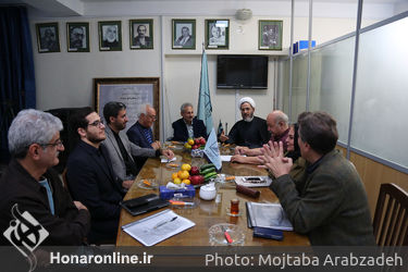 نشست حجت‌الاسلام احمد مازنی عضو کمیسیون فرهنگی مجلس شورای اسلامی با اعضای خانه موسیقی