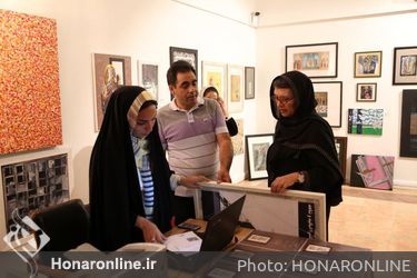 دومین بازار آثار هنری در خانه هنرمندان