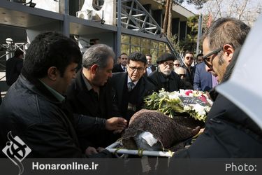تشییع پیکر عبدالکریم مهرافشان آهنگساز پیشکسوت از تالار وحدت