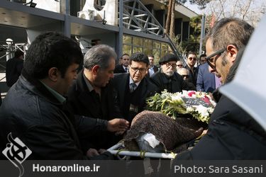 تشییع پیکر عبدالکریم مهرافشان آهنگساز پیشکسوت از تالار وحدت